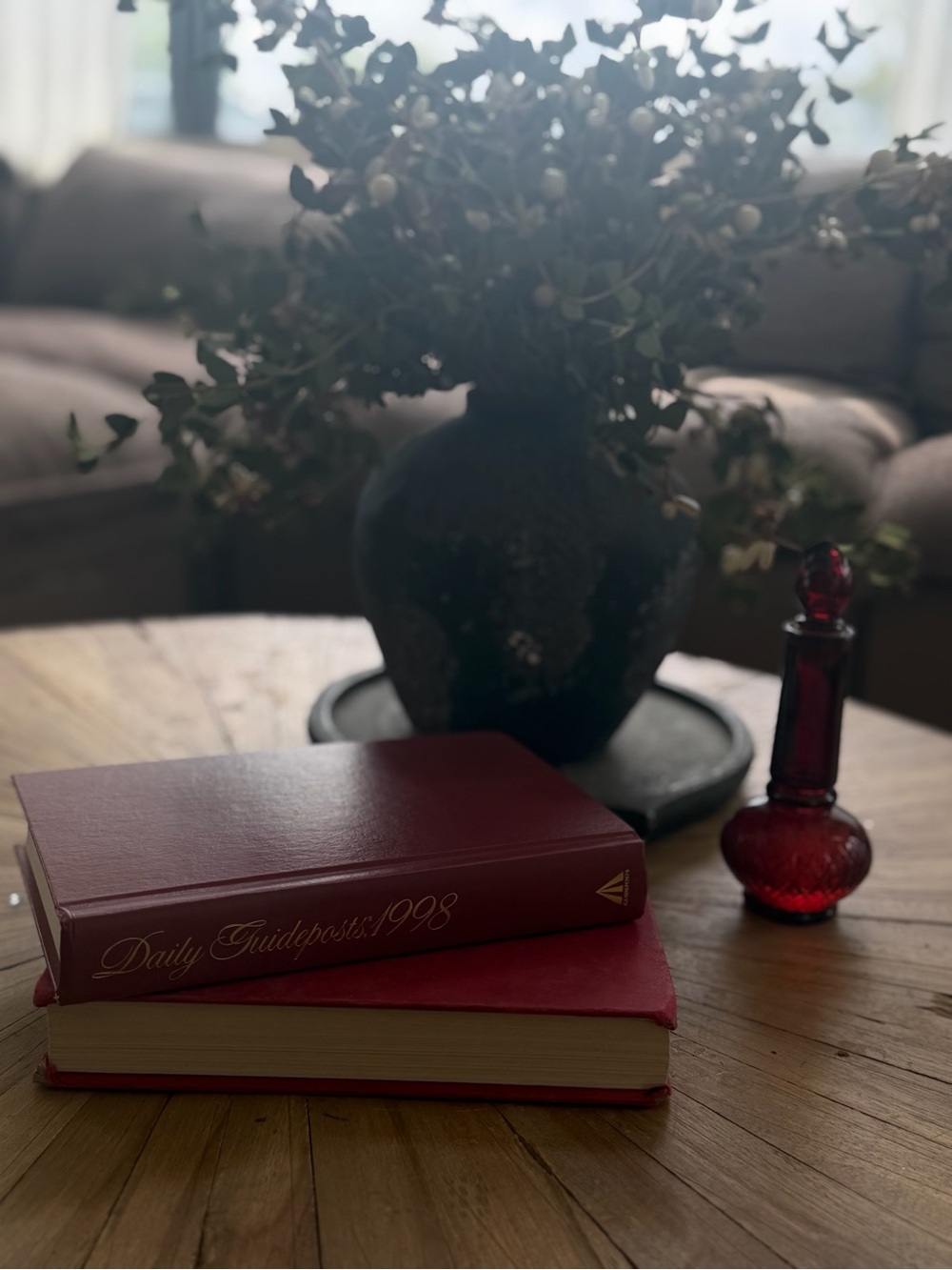 Wine Color/ Red Accent Books - Home Accents